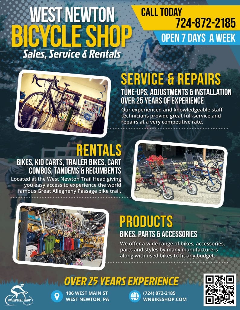 West Newton Bike Shop Flyer West Newton Bike Shop Flyer